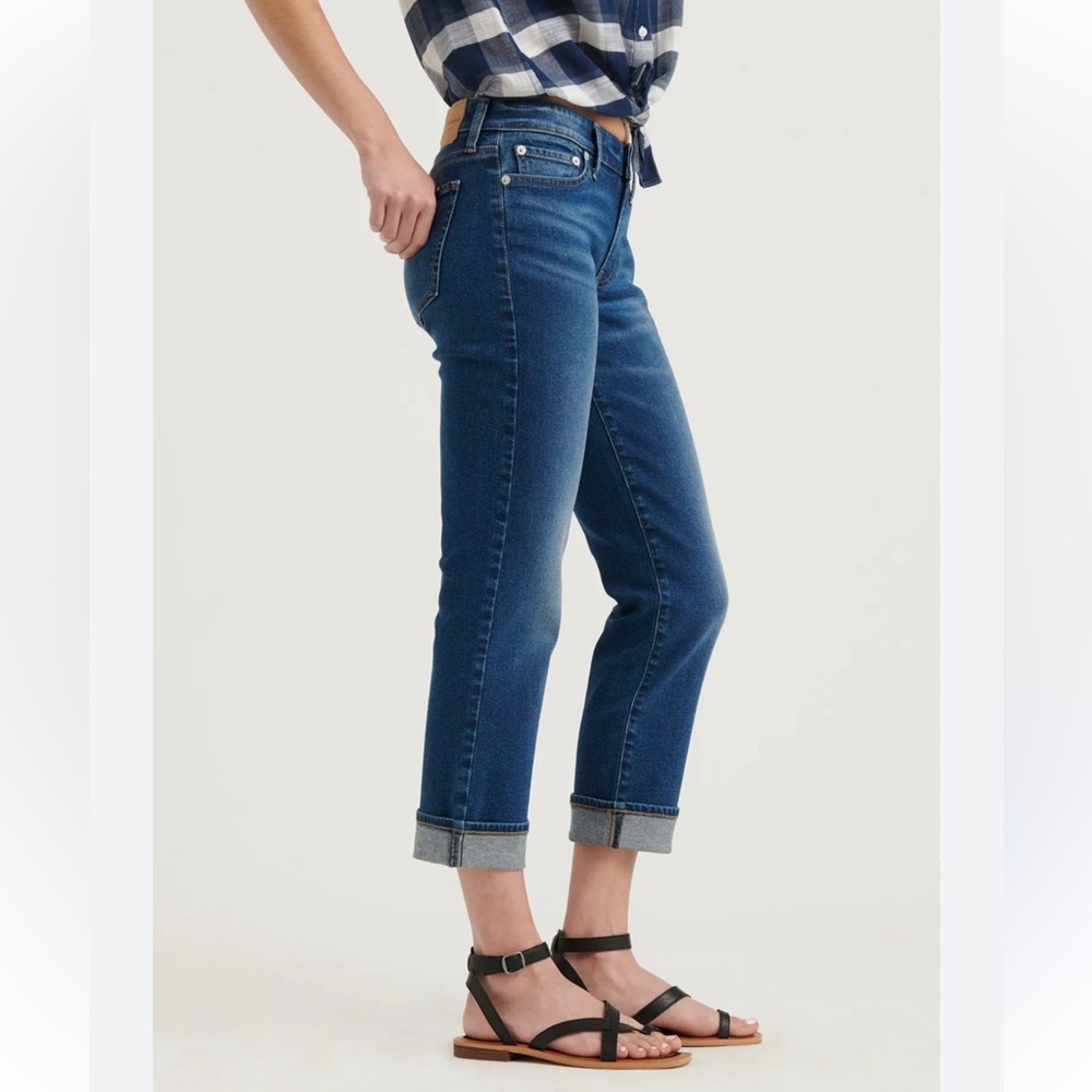 Lucky Brand Dark Blue Sweet Crop Denim Jeans
